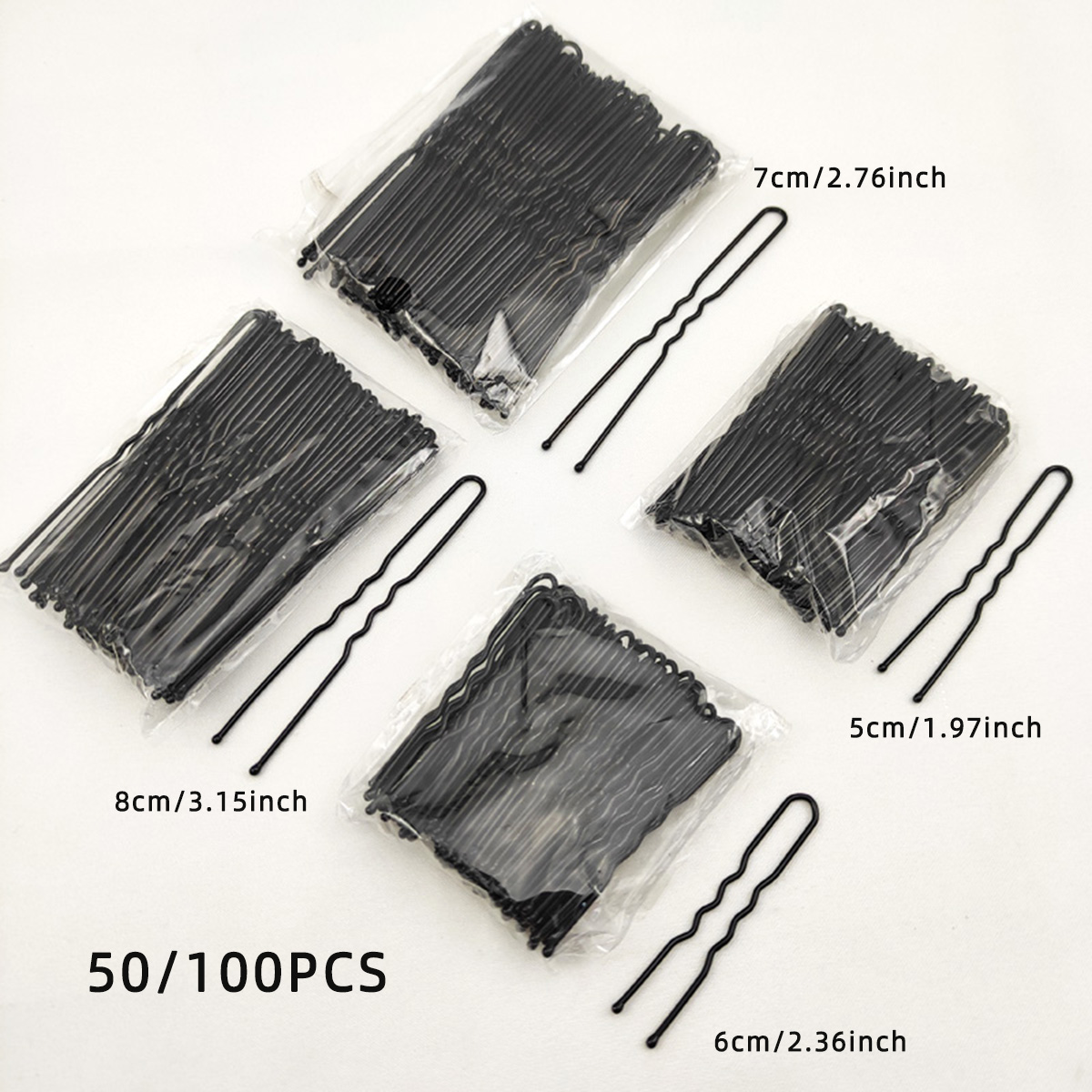 Women'S Accessories List - 50/100 adet kadın 5/6/7/8 cm saç