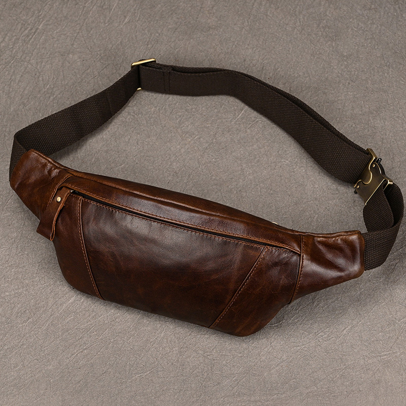 Women Electronic Accessories - Erkek Deri Göğüs Çanta Crossbody Omuz