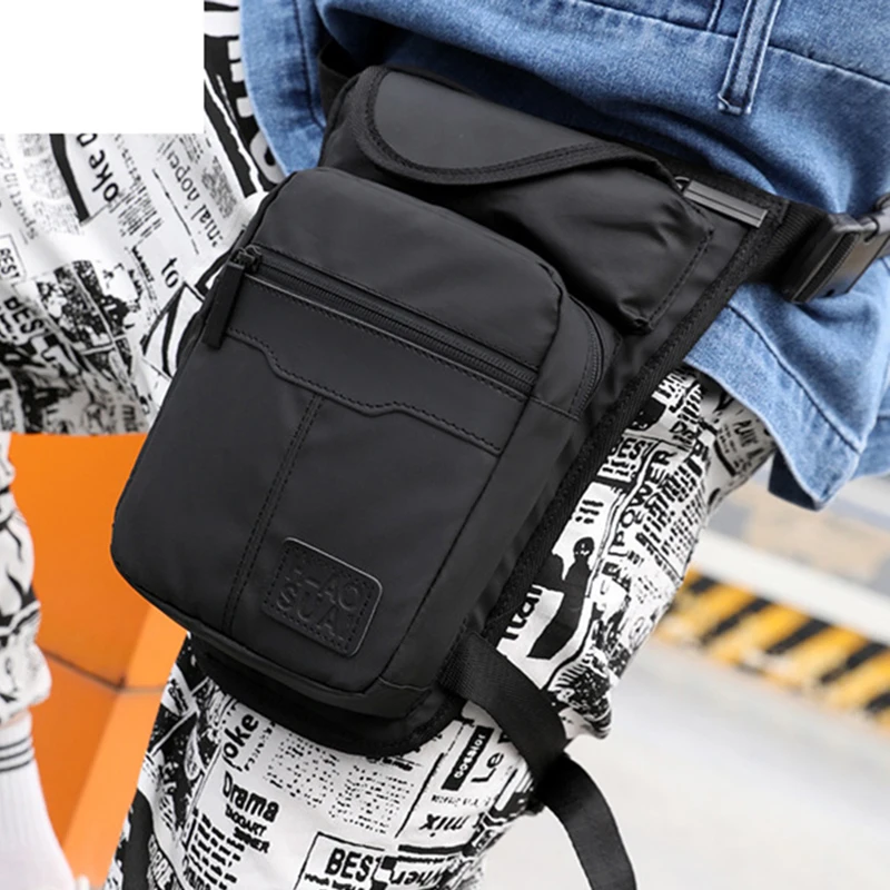 Women Electronic Accessories - Yüksek Kaliteli Naylon Erkek bacak çantası