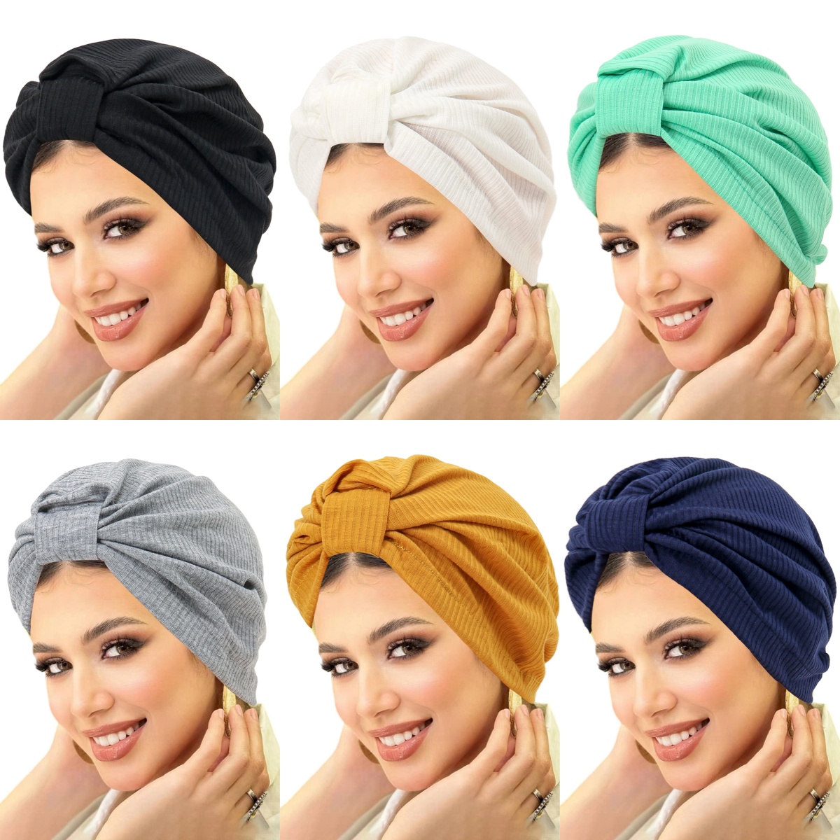 Women Accessories India - Yeni Düz Renk Kadın Müslüman Başörtüsü