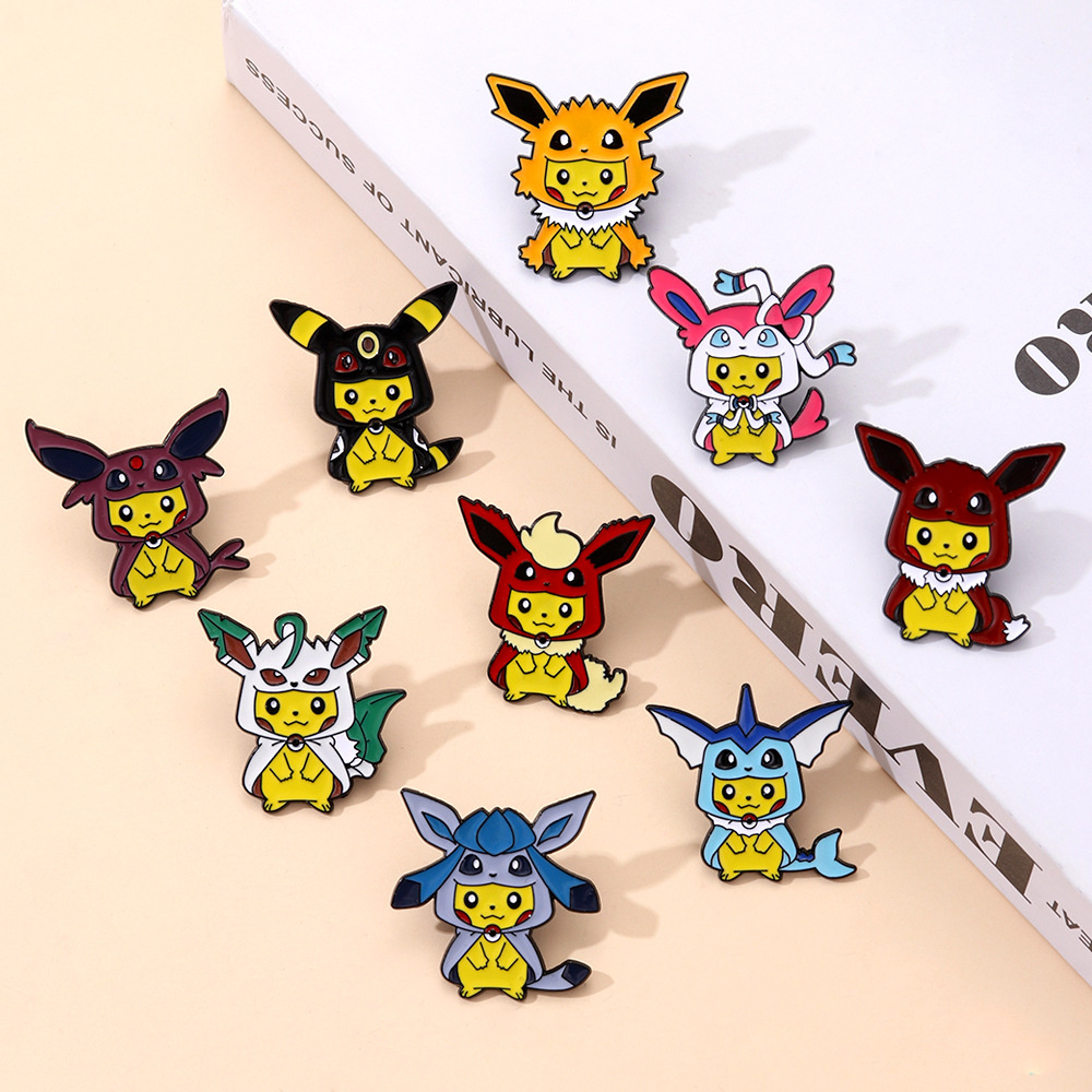Women'S Accessories Jewelry Sale - 9 adet Anime Pokemon yaka iğnesi