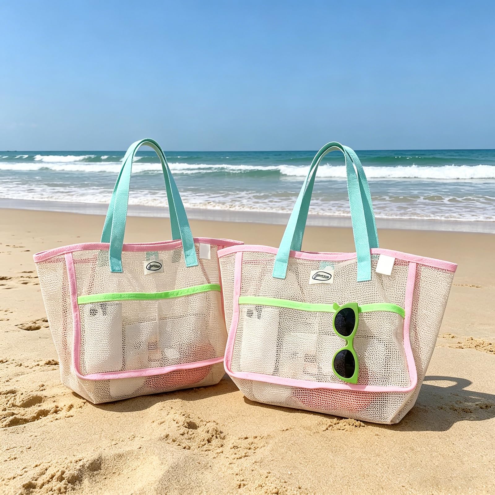 Women Accessories Bag - Kadınlar için Plaj Çantaları Renkli Katlanabilir