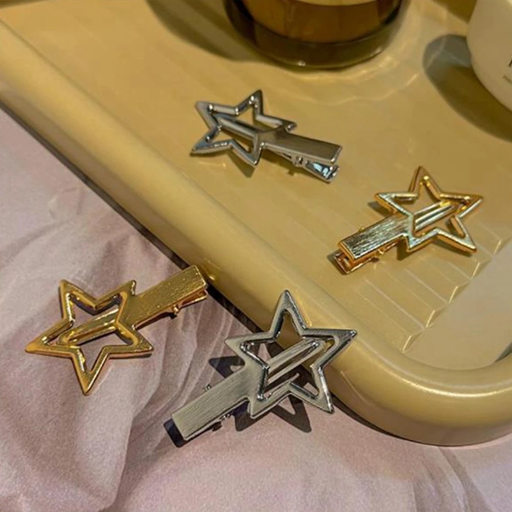Women'S Accessories Gift Ideas - Y2K Pentagram Saç Klipleri Kadınlar ve