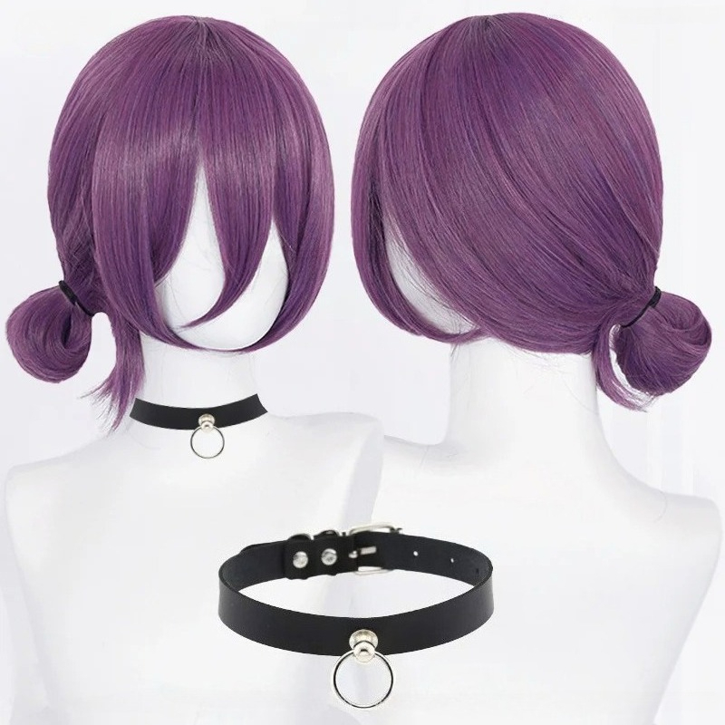 Women'S Accessories List - Anime Reze Cosplay Perukları 45cm Mor