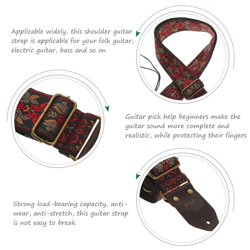 Miwayer Vintage Çiçekler Gitar - Women Electronic Accessories incelemesi ve fiyatı
