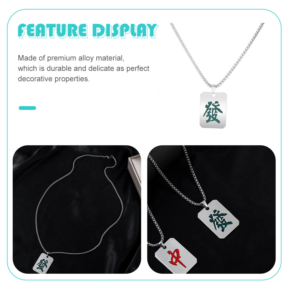 Kadınlar için Mahjong Kolye, A - Women Accessories Meaning incelemesi ve fiyatı