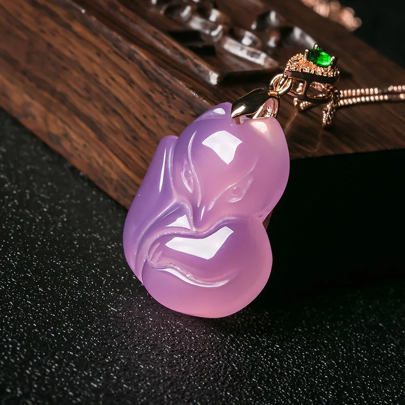 Doğal mor akik tilki kolye kol - Women Accessories For Hand incelemesi ve fiyatı