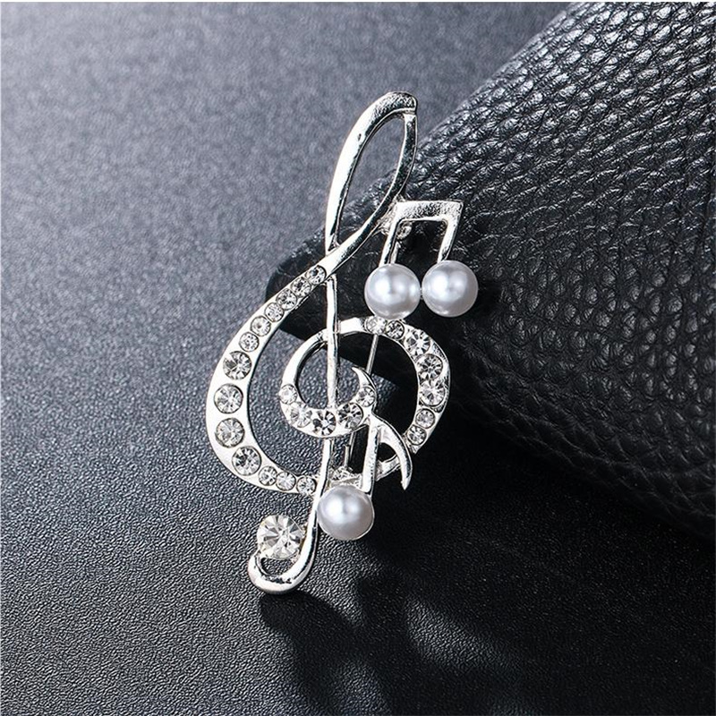 1 adet zarif nota broş şık tak - Women'S Accessories Gift Ideas incelemesi ve fiyatı