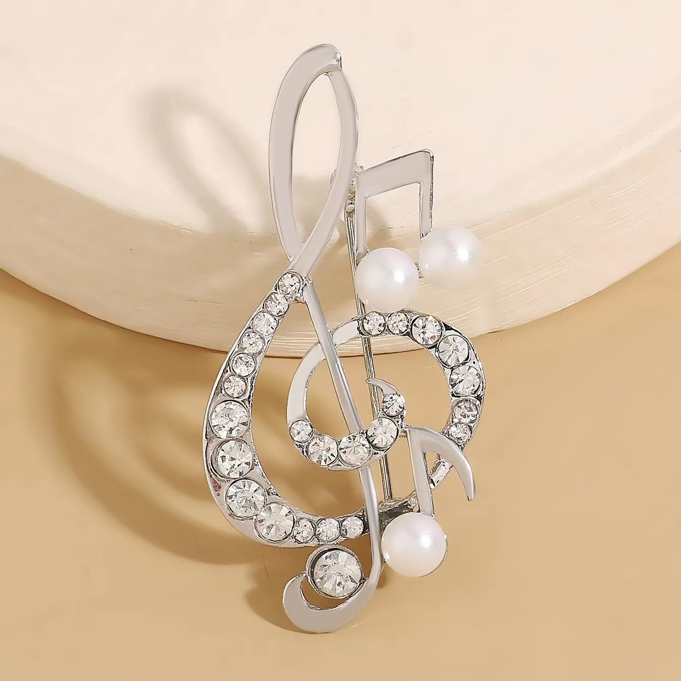 1 adet zarif nota broş şık tak - Women'S Accessories Gift Ideas incelemesi ve fiyatı