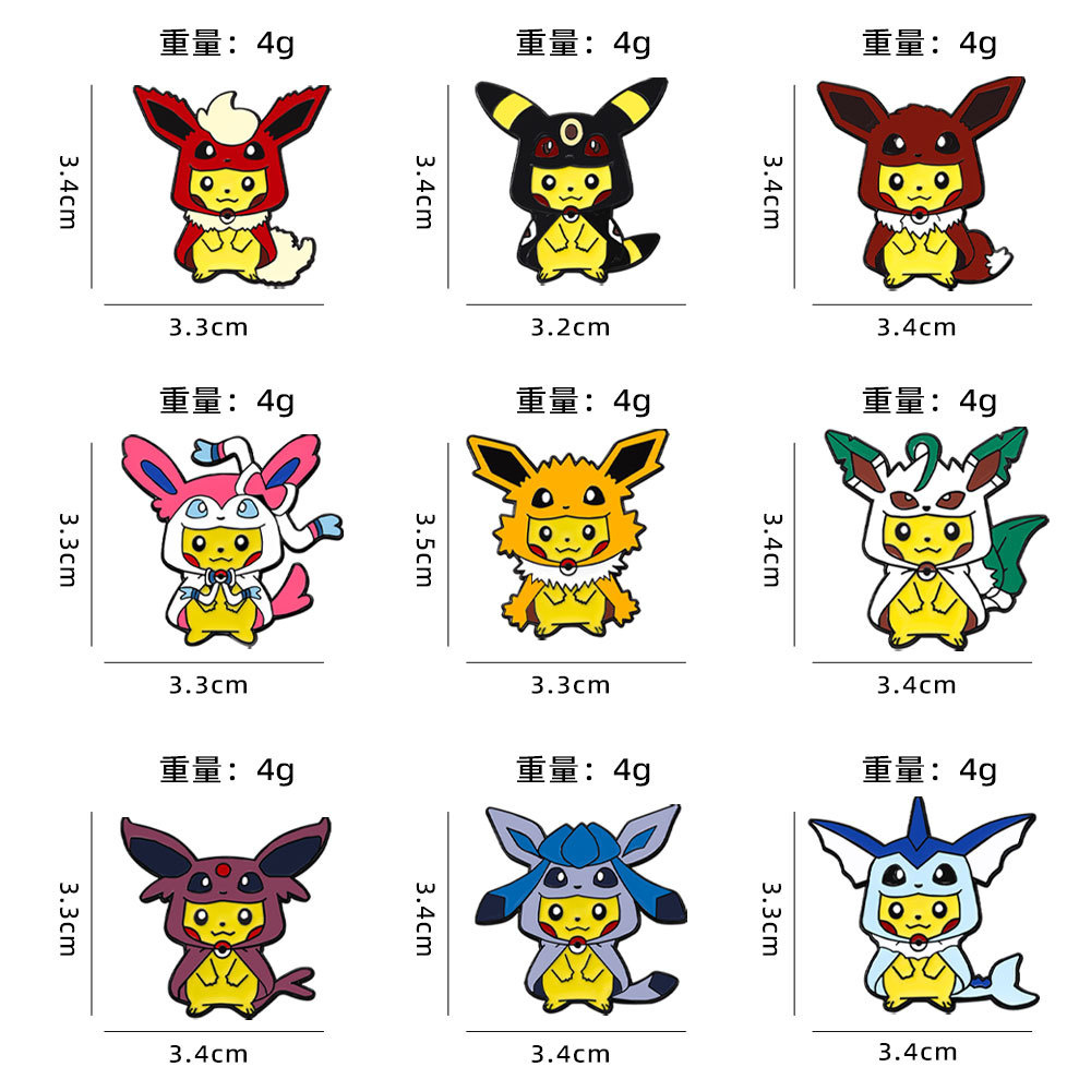 9 adet Anime Pokemon yaka iğne - Women'S Accessories Jewelry Sale incelemesi ve fiyatı