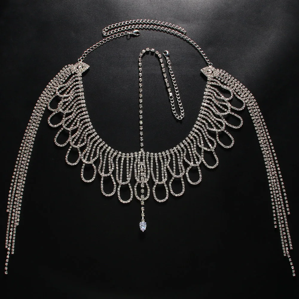 Çok katmanlı Rhinestone Fringe - Women Accessories India incelemesi ve fiyatı
