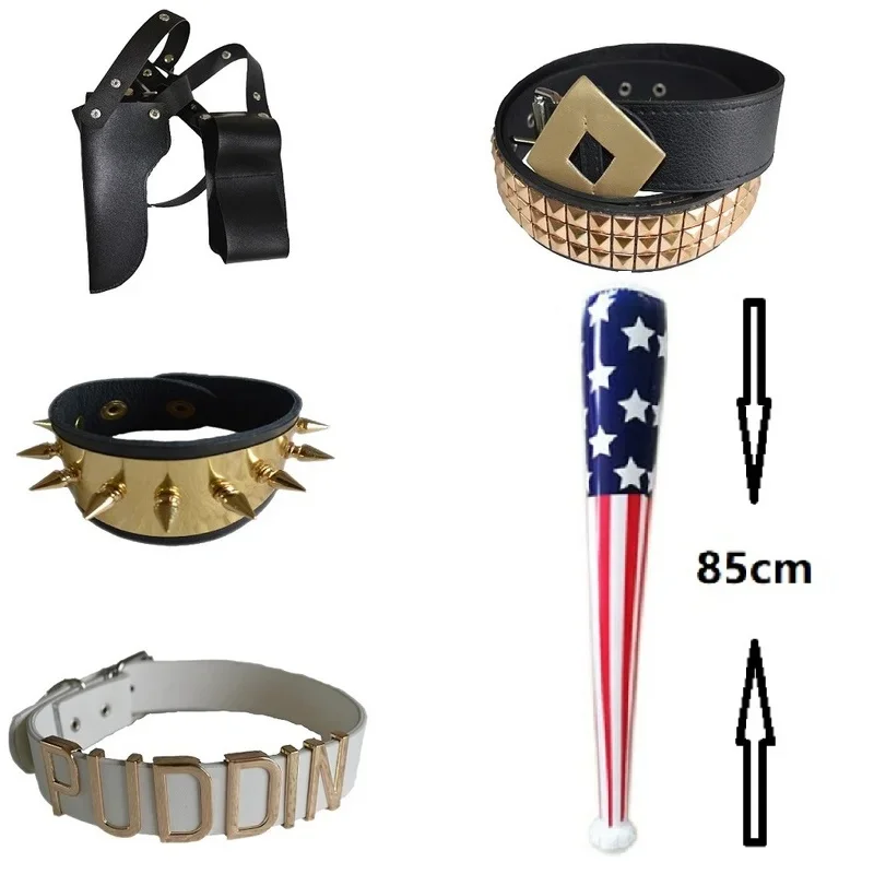 2025 İntihar Cosplay Kadro Qui - Women'S Harley Quinn Accessories incelemesi ve fiyatı