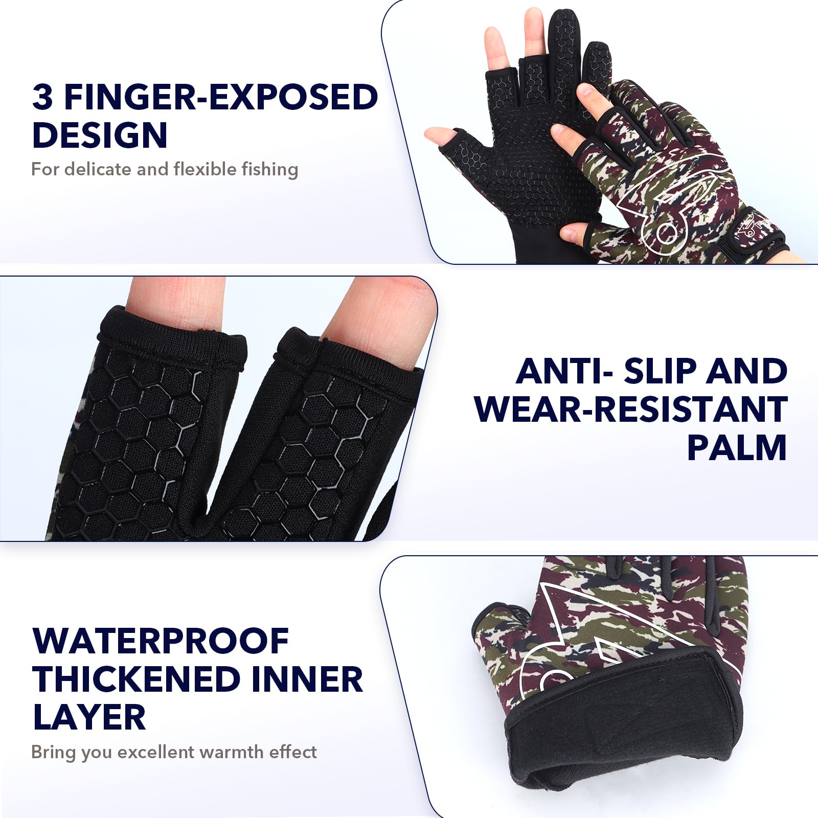 8Fans Balıkçılık Eldiveni - Pa - Women'S Kayak Accessories incelemesi ve fiyatı