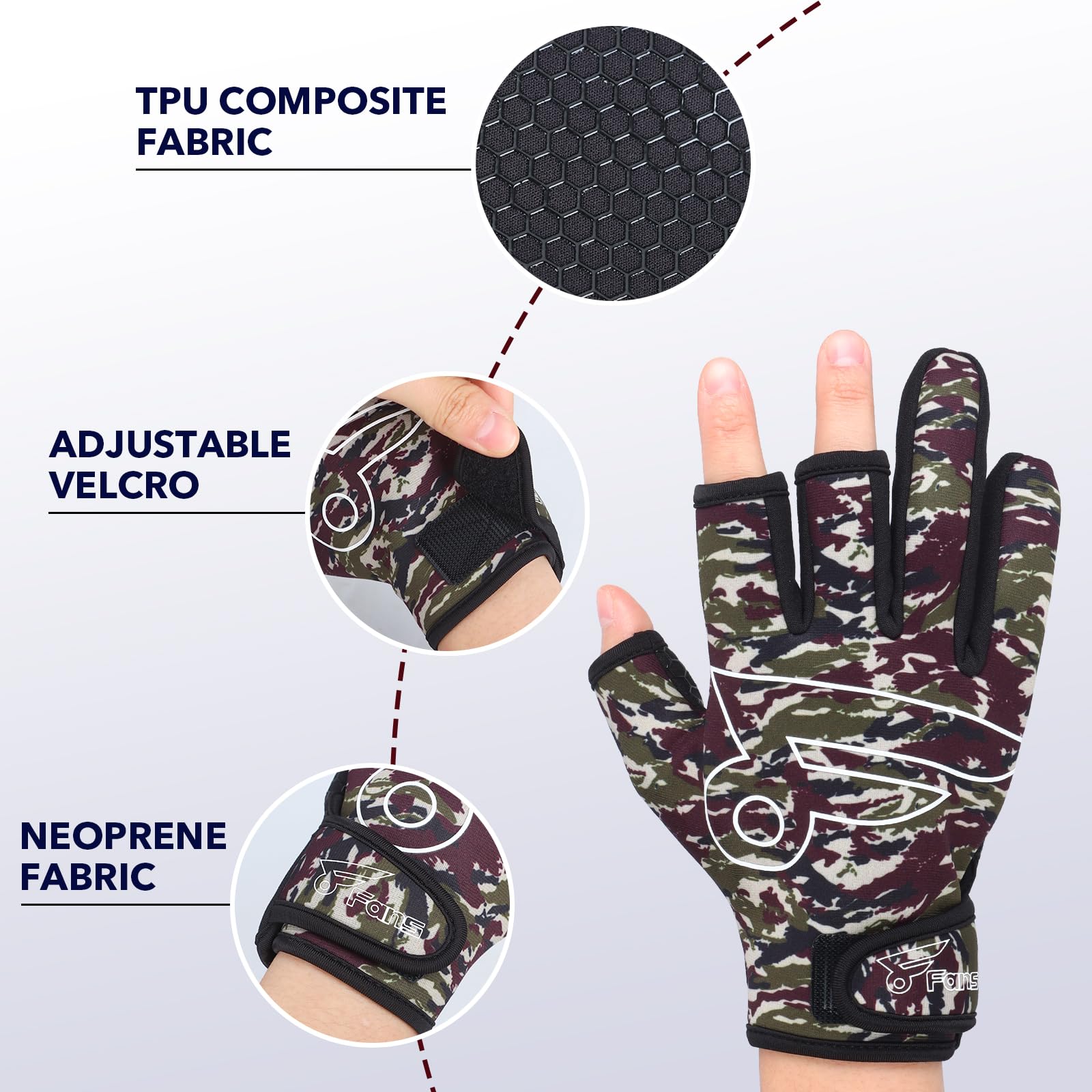 8Fans Balıkçılık Eldiveni - Pa - Women'S Kayak Accessories incelemesi ve fiyatı