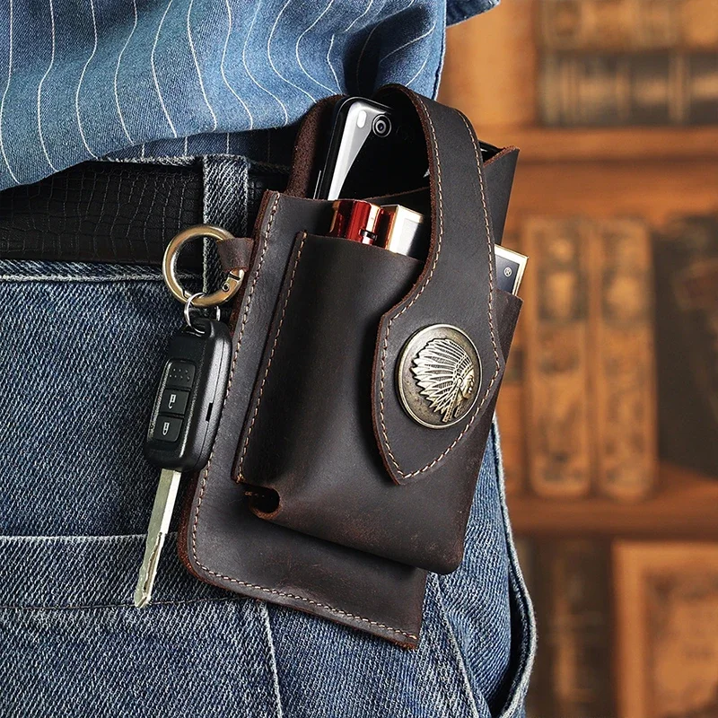 Erkek Hakiki Deri Bel Çantası  - Women Electronic Accessories incelemesi ve fiyatı